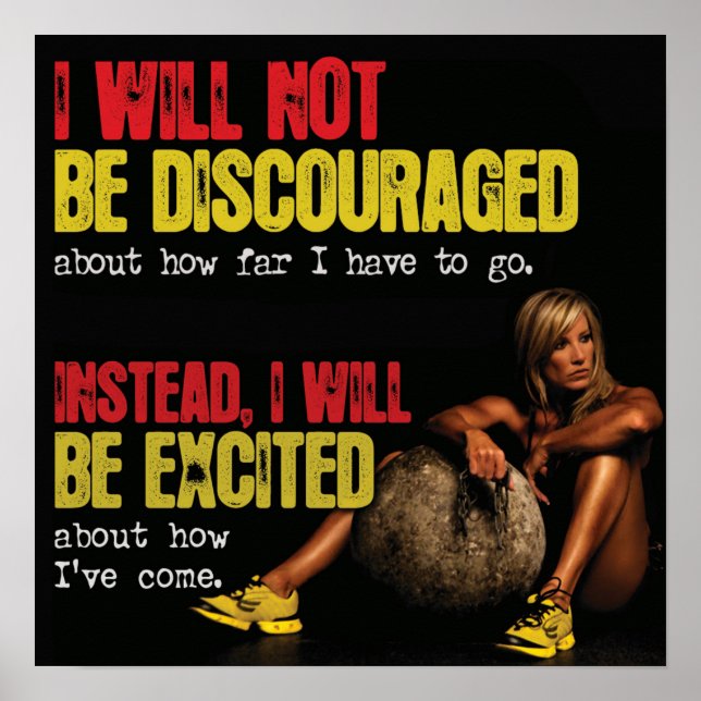 Poster Motivação de Workout (Frente)