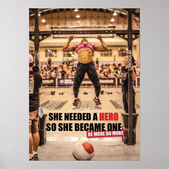 Pôster Motivação de Workout (Frente)