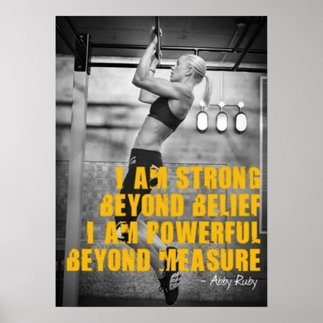 Poster Motivação de Workout (Frente)