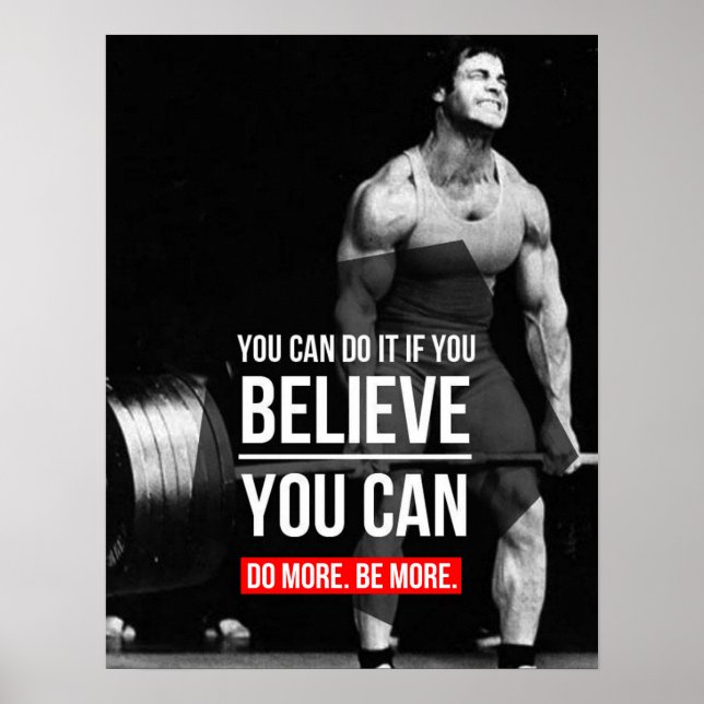 Poster Motivação de Workout (Frente)
