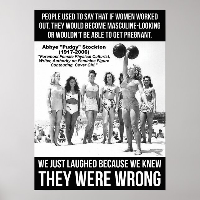 Pôster Motivação de Workout (Frente)