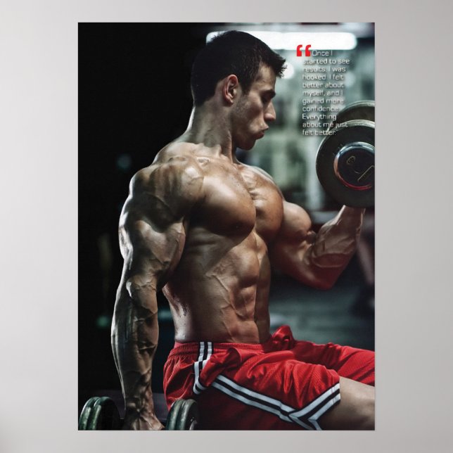 Poster Motivação de Workout (Frente)