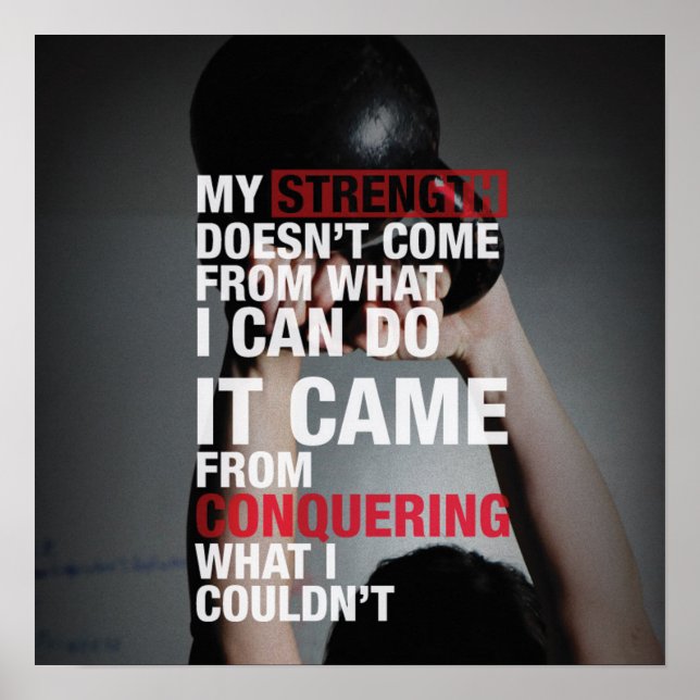 Pôster Motivação de Workout (Frente)