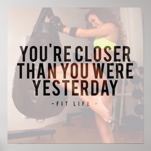 Poster Motivação de Workout (Frente)