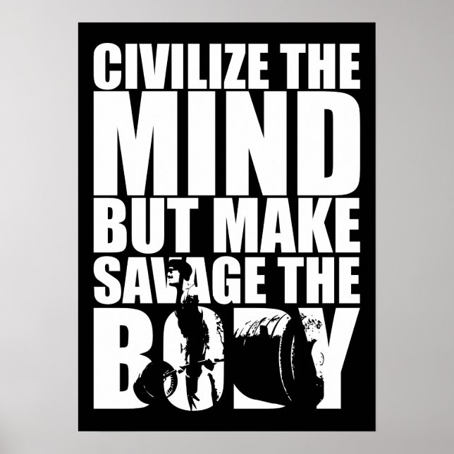 Poster Motivação de Workout (Frente)