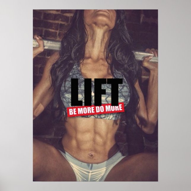 Pôster Motivação de Workout (Frente)