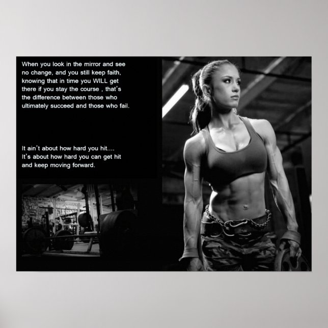 Poster Motivação de Workout (Frente)
