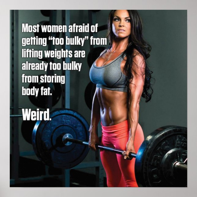 Pôster Motivação de Workout (Frente)