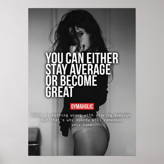 Poster Motivação de Workout (Frente)