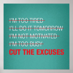 Pôster Motivação de Workout