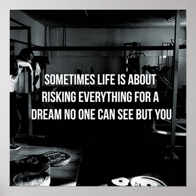 Pôster Motivação de Workout (Frente)