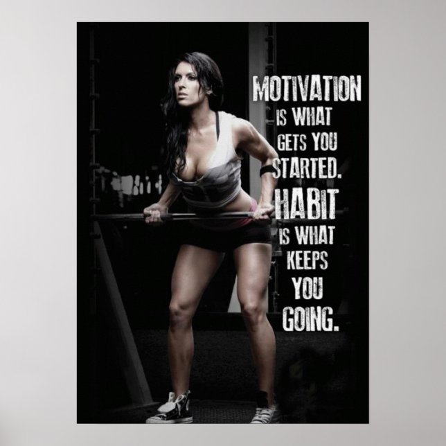 Pôster Motivação de Workout (Frente)