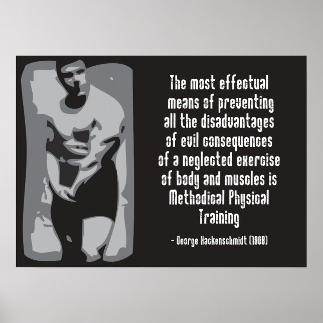 Pôster Motivação de Workout (Frente)