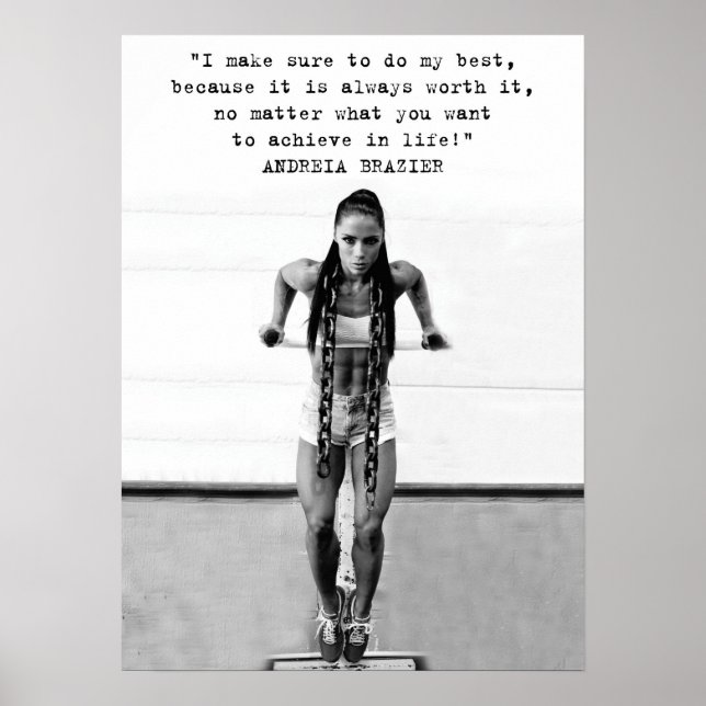 Poster Motivação de Workout (Frente)