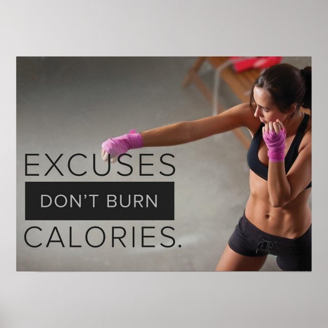 Poster Motivação de Workout (Frente)