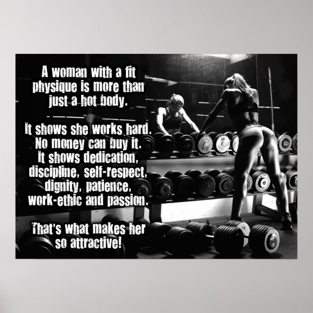 Pôster Motivação de Workout (Frente)