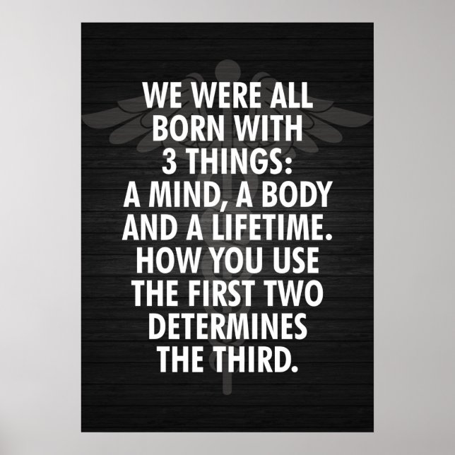 Poster Motivação de Workout (Frente)