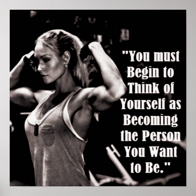 Pôster Motivação de Workout (Frente)