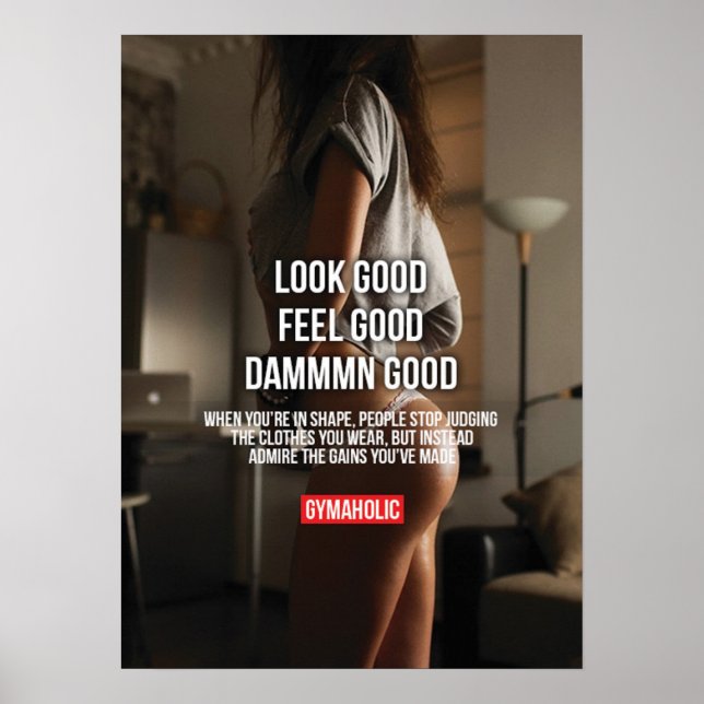 Poster Motivação de Workout (Frente)