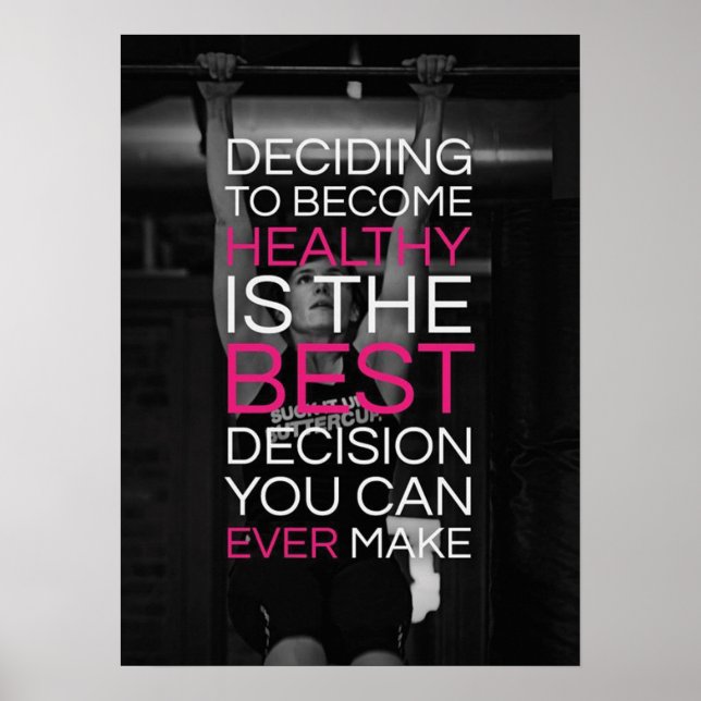 Poster Motivação de Workout (Frente)