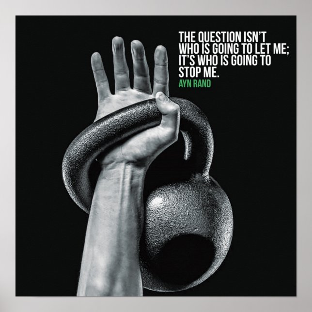 Poster Motivação de Workout (Frente)