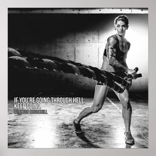 Pôster Motivação de Workout (Frente)