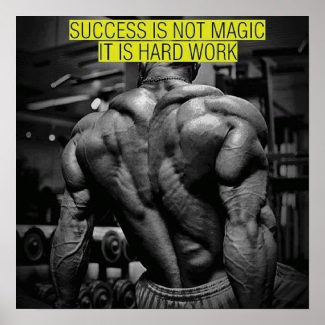 Pôster Motivação de Workout (Frente)