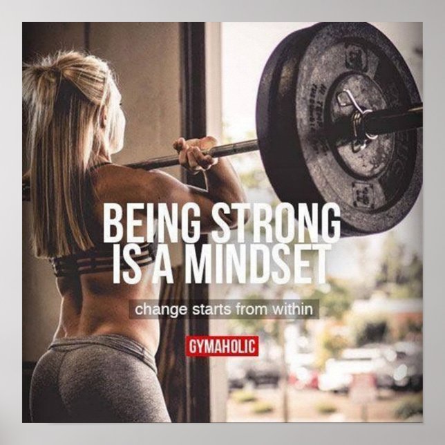 Poster Motivação de Workout (Frente)