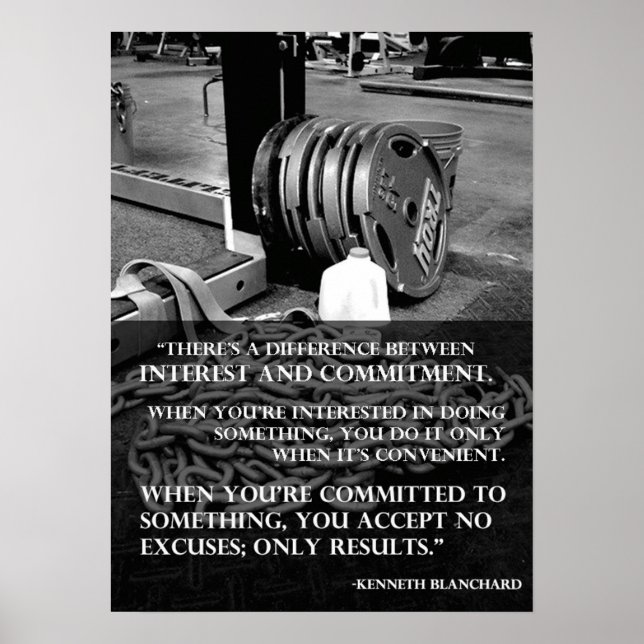 Poster Motivação de Workout (Frente)