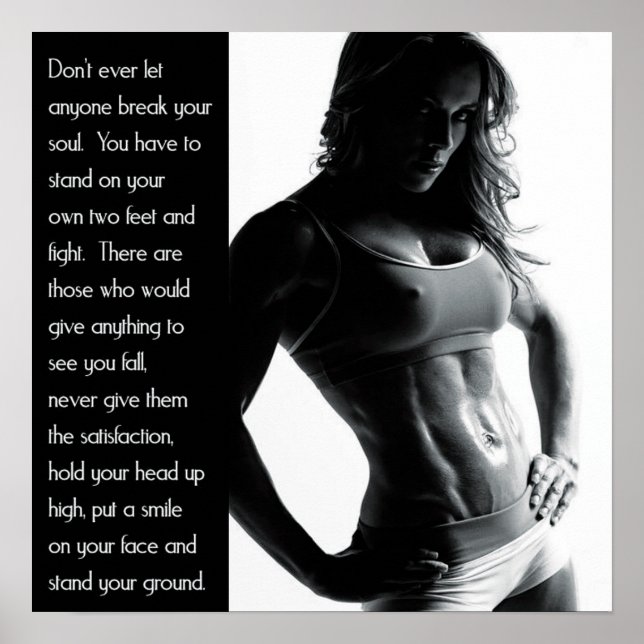 Poster Motivação de Workout (Frente)