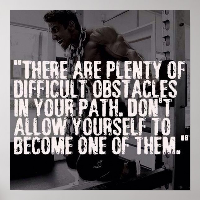 Poster Motivação de Workout (Frente)