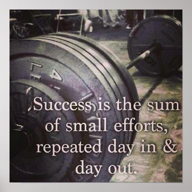 Poster Motivação de Workout (Frente)