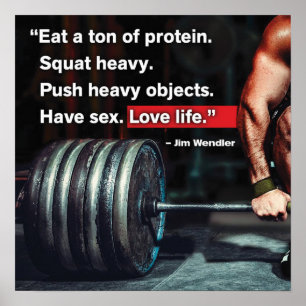 Pôster Motivação de Workout