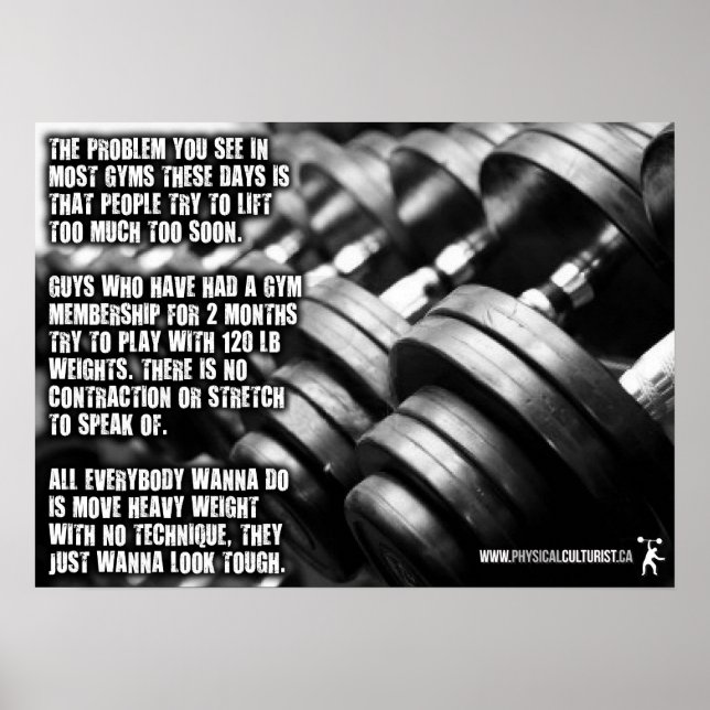 Poster Motivação de Workout (Frente)