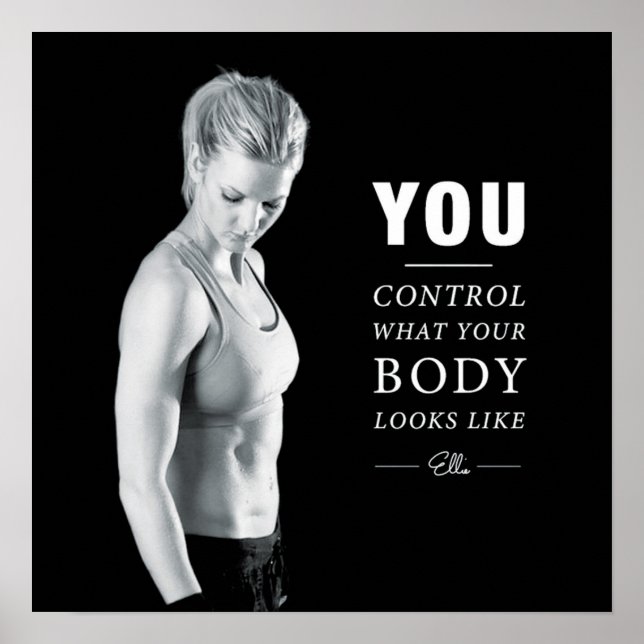 Pôster Motivação de Workout (Frente)