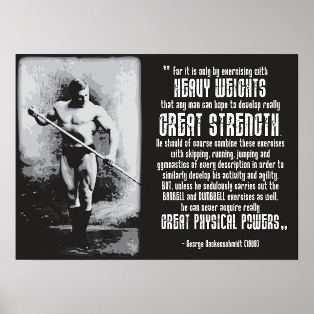 Pôster Motivação de Workout (Frente)