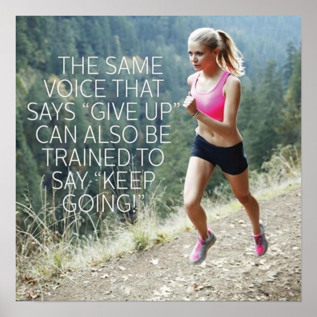 Poster Motivação de Workout (Frente)