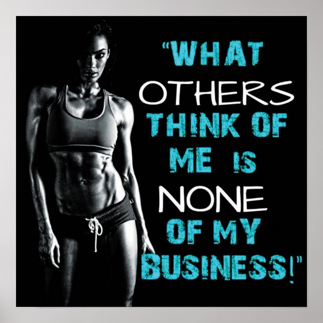 Poster Motivação de Workout (Frente)