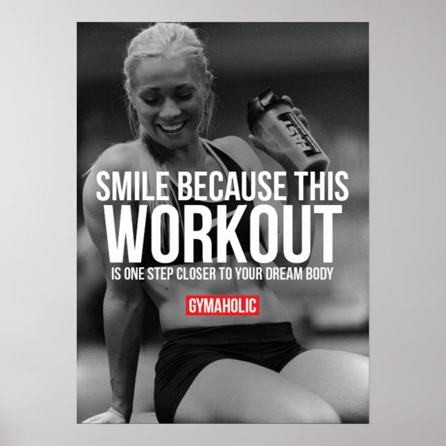 Poster Motivação de Workout (Frente)