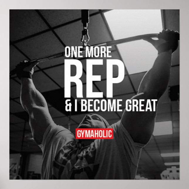 Pôster Motivação de Workout (Frente)