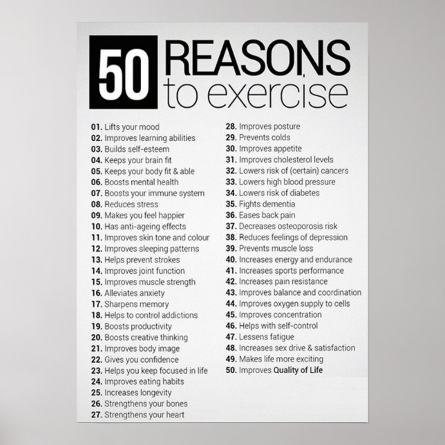 Pôster Motivação de Workout (Frente)