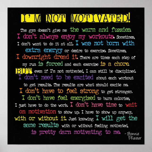 Poster Motivação de Workout (Frente)