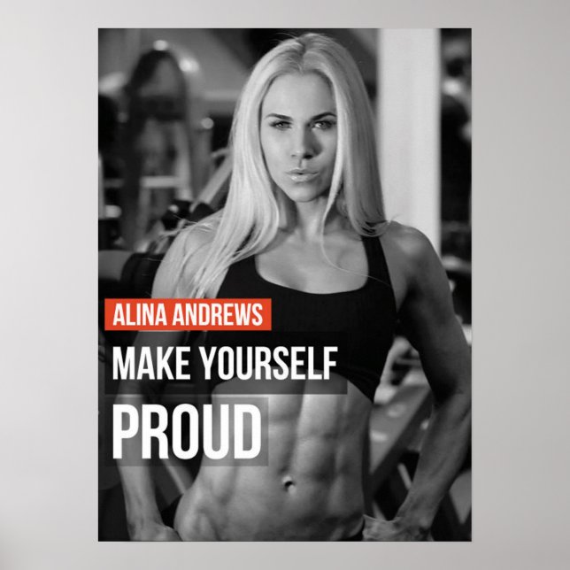 Pôster Motivação de Workout (Frente)