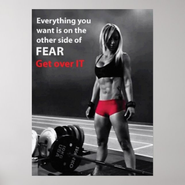 Pôster Motivação de Workout (Frente)