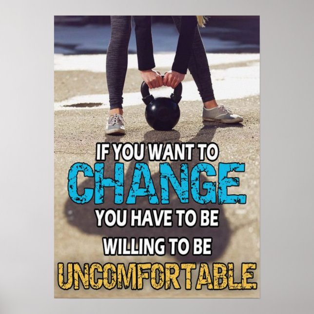 Pôster Motivação de Workout (Frente)