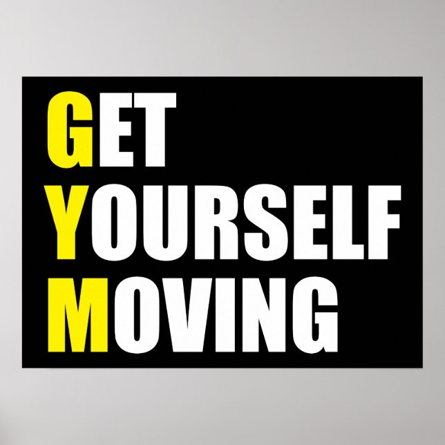 Pôster Motivação de Workout (Frente)