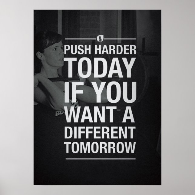 Poster Motivação de Workout (Frente)