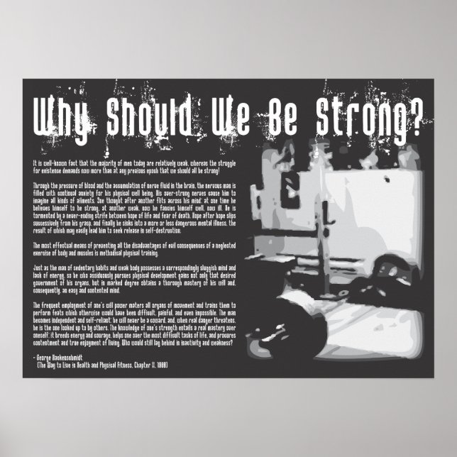 Poster Motivação de Workout (Frente)