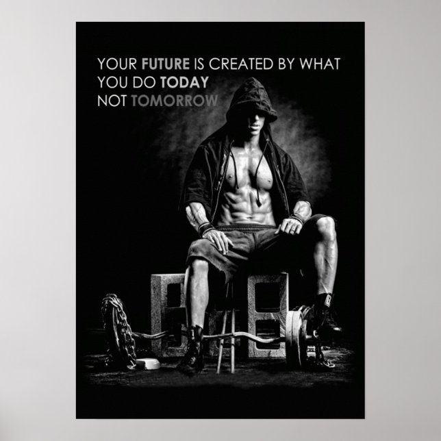 Poster Motivação de Workout (Frente)
