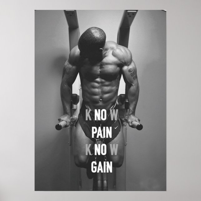 Poster Motivação de Workout (Frente)